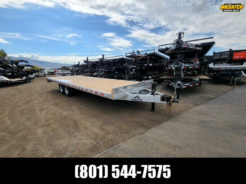 2026 Nordtek Trailers 24' DO 14K Deckover Flatbed Trailer