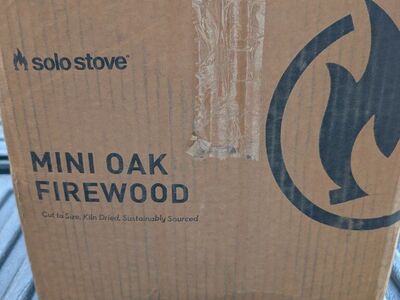 New Case of Solo Stove Mini Oak Firewood