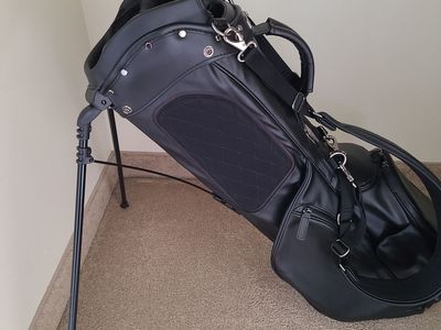 Titleist black Links Legend stand/carry golf bag
