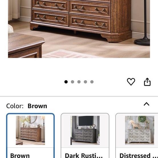 Brown Dresser