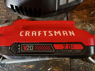 Craftsman 20v 2AH Lithium Ion Battery & Charger