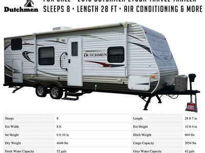 2013 Dutchmen Travel Trailer 275BH