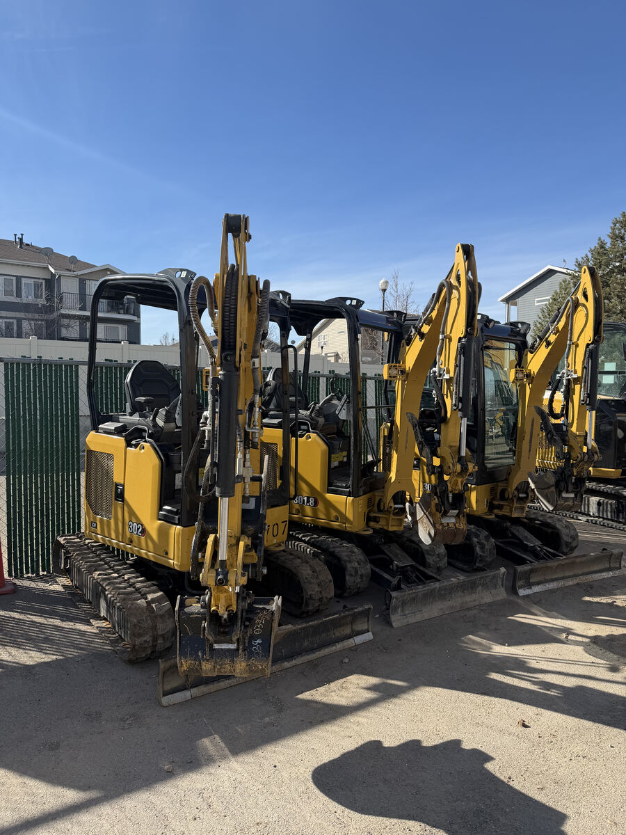 Cat 301.8 / 302 Mini Excavator Rental – 39” Narrow Access - Half day options