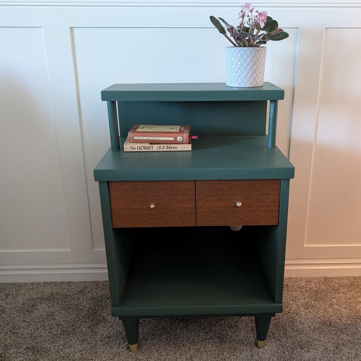 Custom MCM Nightstand or End Table