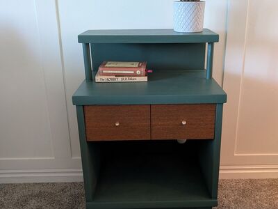 Custom MCM Nightstand or End Table