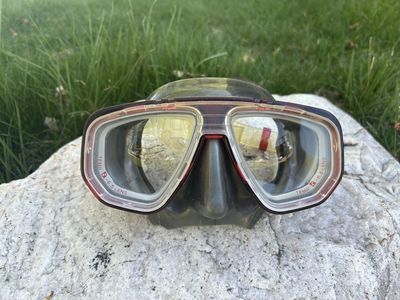Nearsighted prescription snorkel mask