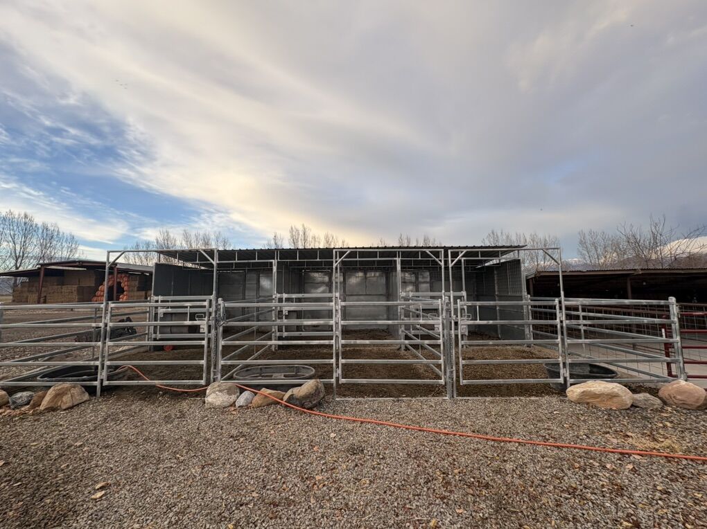 3 Brazzen Galvanized Stall