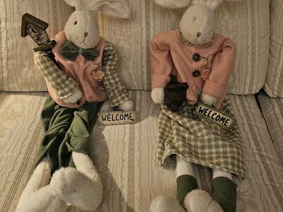Easter Bunny Pair 28" Tall