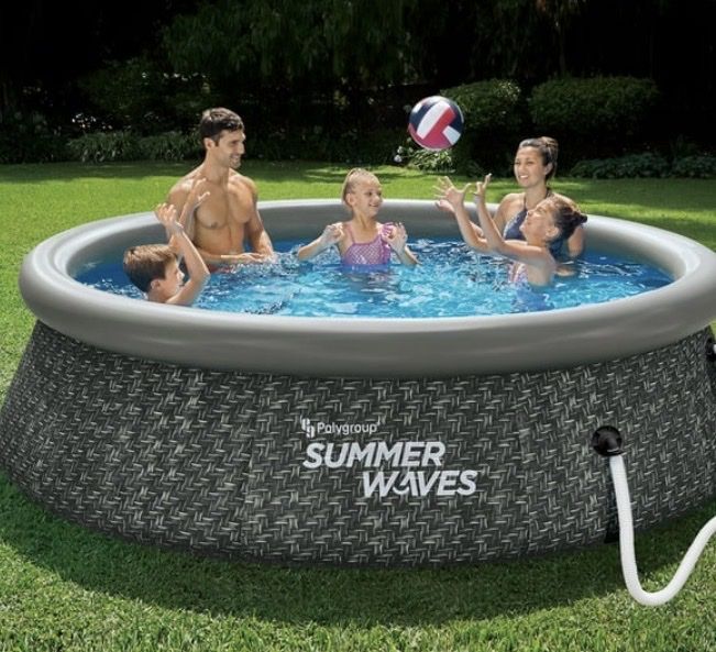 Summer Waves Inflatable Above Ground Pool Set