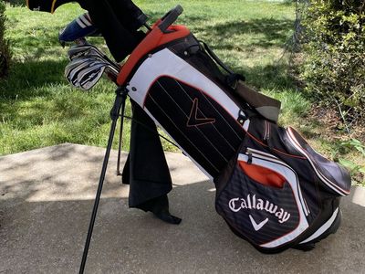 Callaway XR Project X 4.5 A-Flex Graphite Irons and Woods with Custom Golf Pride grips, Chev Bag, Nike Umbrella, Balls/Tees