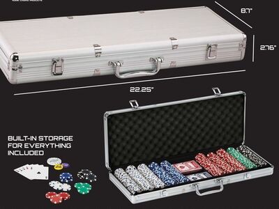 500 chip poker set new