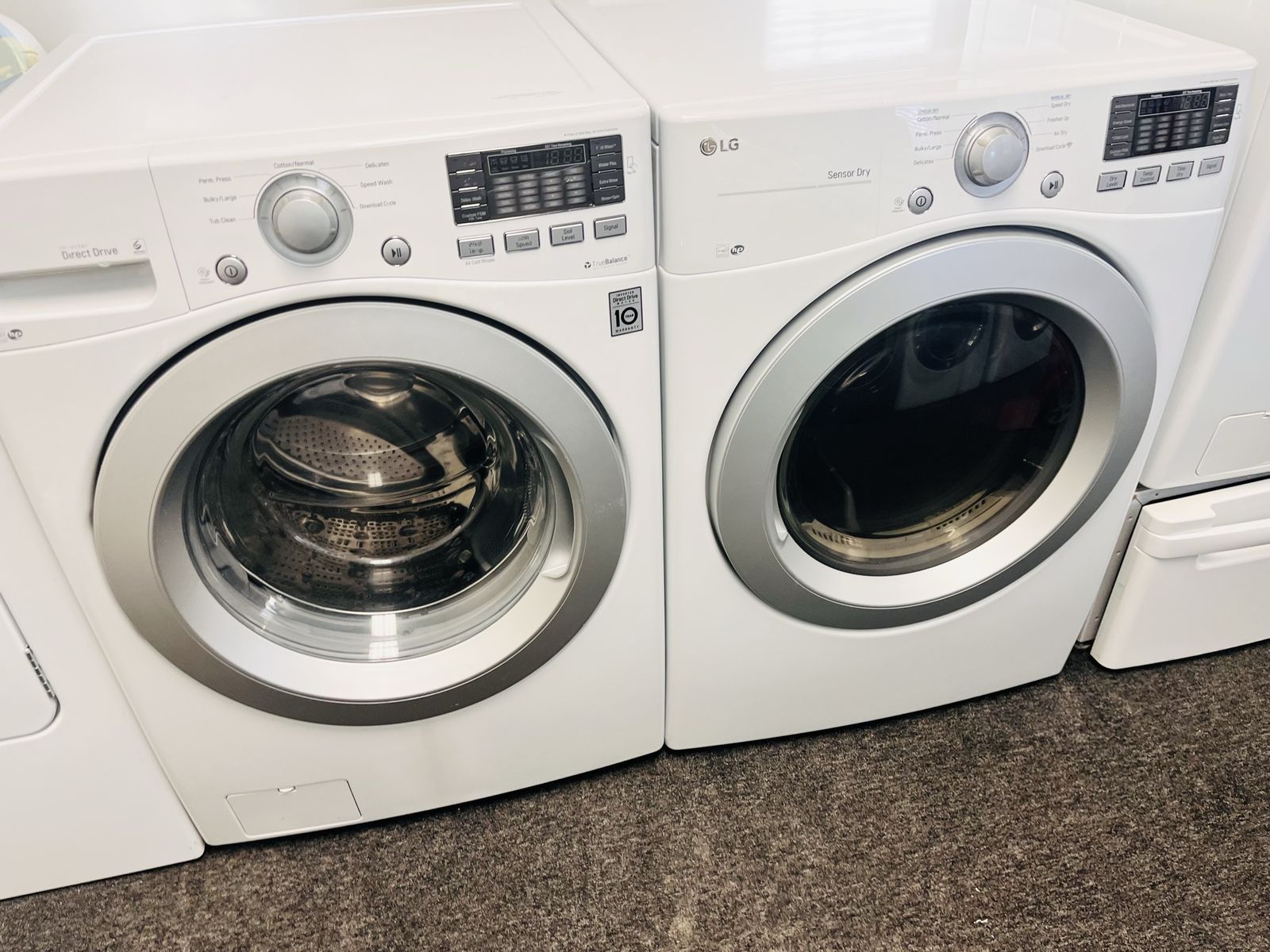 LG washer and dryer set