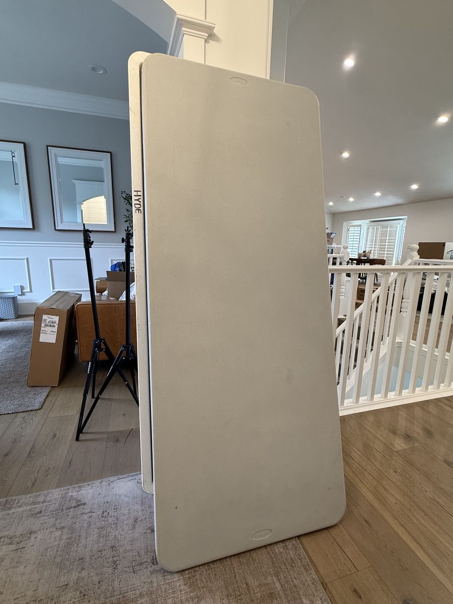 White Plastic 6 ft Folding Tables