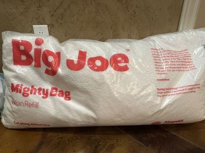 BIG JOE beanbag chair filler beads UNOPENED