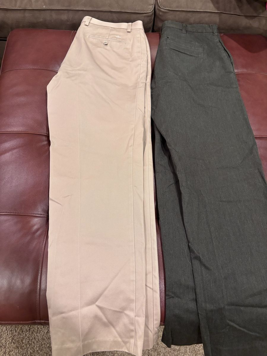 Mens Dress Pants 33x32 $10 For Both