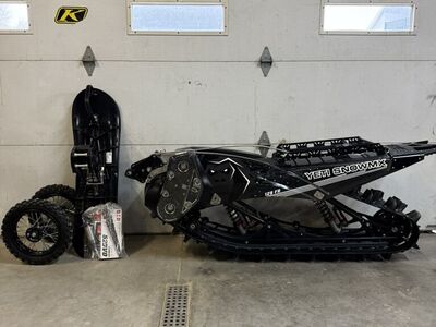 2023 Yeti Snowbike 129 Free Ride Snow Bike Extras