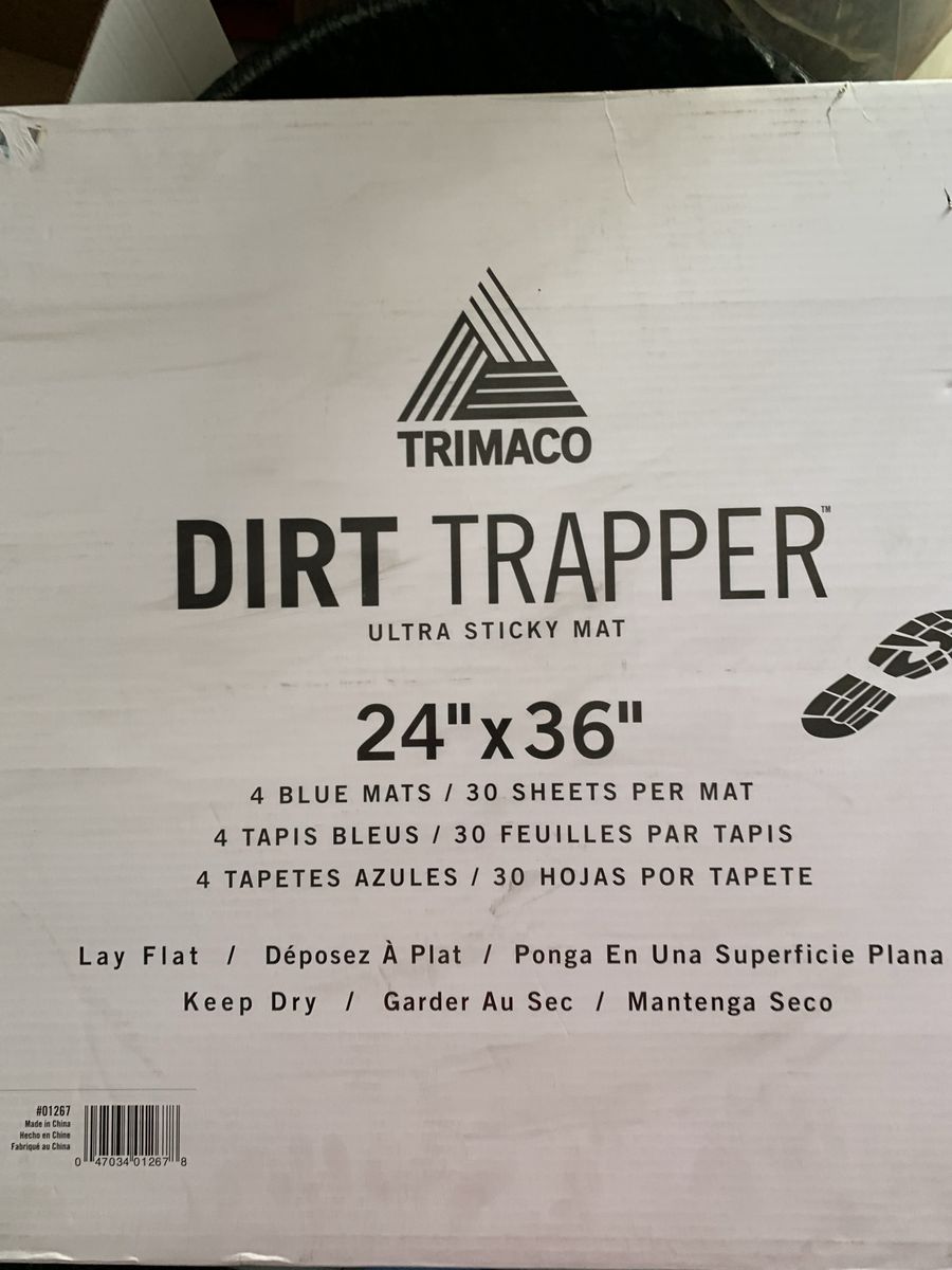 Trimaco Dirt Trapper Ultra Sticky Mat 24"x36" Blue