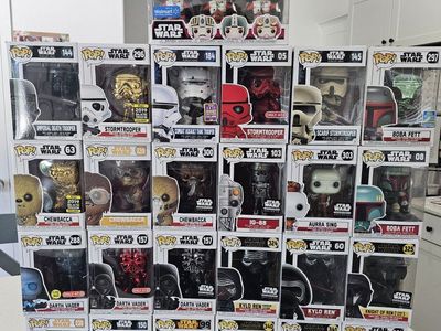 Star Wars funko pops