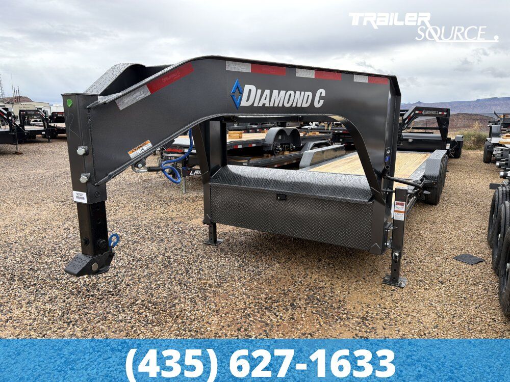 7x26 Diamond C HDT-GN 307 Gooseneck Tilt Trailer -  24K GVWR -