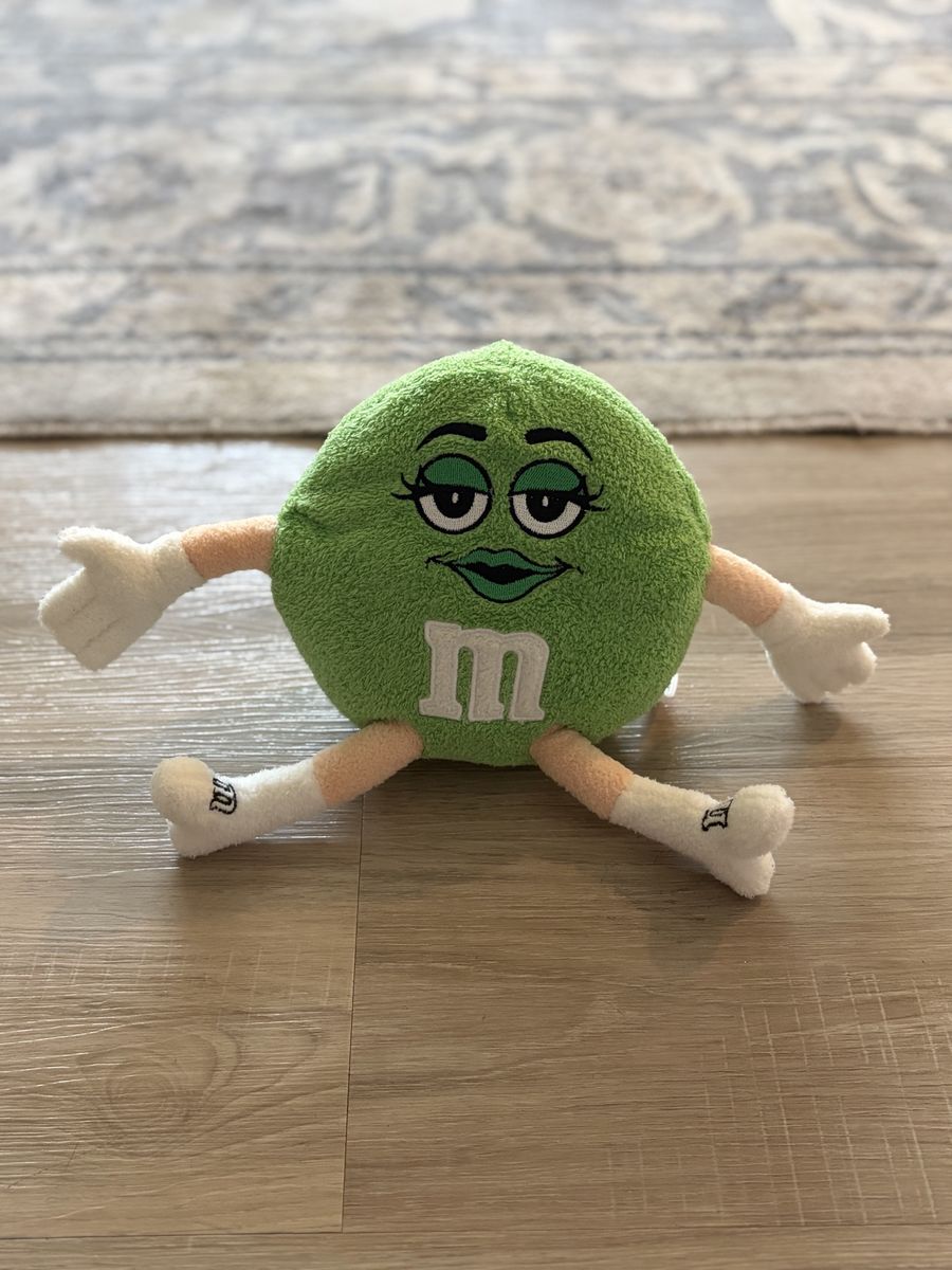 M&M's Green Ms. Green Character Plush Stuffed Toy From MnM World