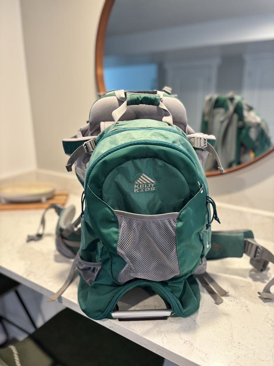 Kelty Kids Journey PerfectFit Child Carrier Hiking Backpack Green - Great Condition!