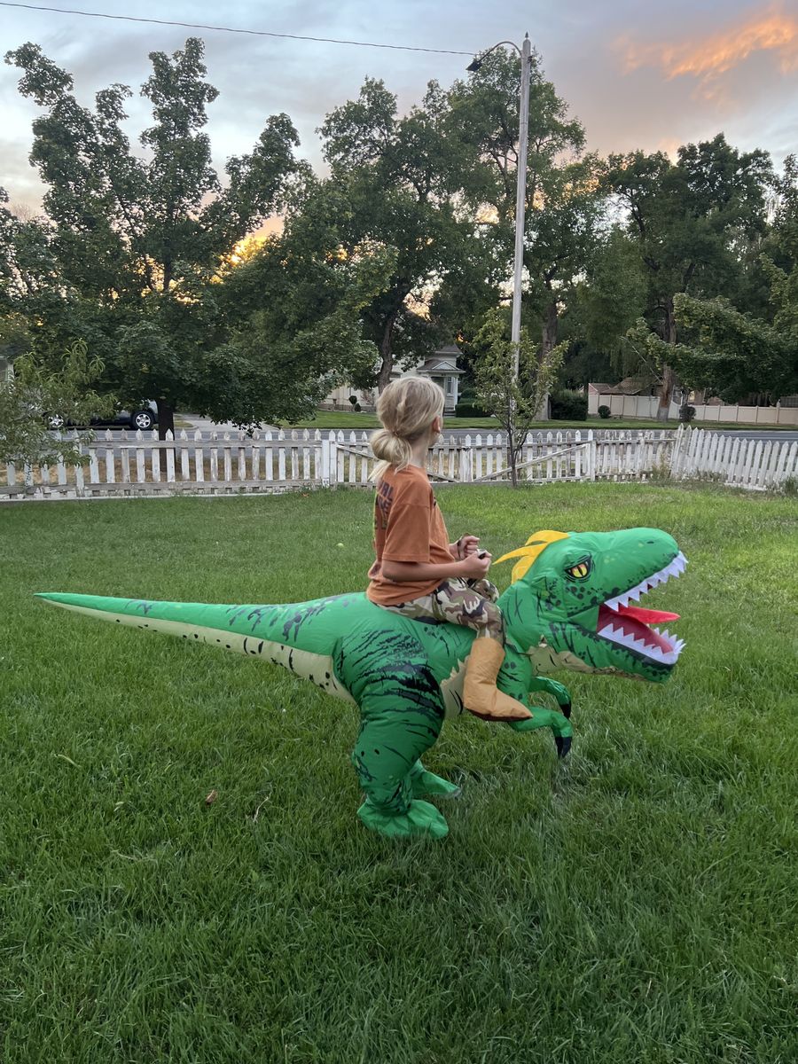 Kids Inflatable Dinosaur Costume