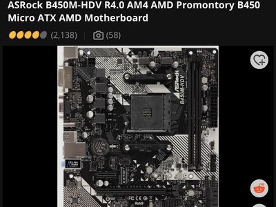 B450M Motherboard NEVER USED