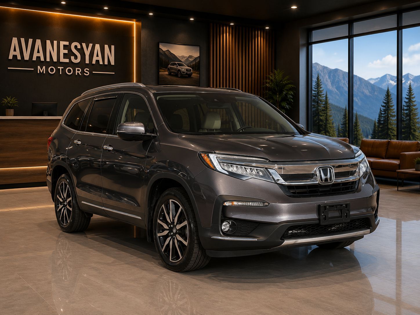 2019 Honda Pilot Touring w/Rear Captain's Chairs