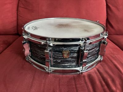 Ludwig 5 x 14 Classic Maple Vintage Black Oyster Pearl Snare Drum 2016