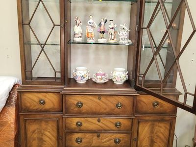mahogany China cabinet