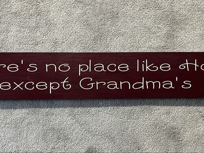Wood Home Decor Grandma Sign