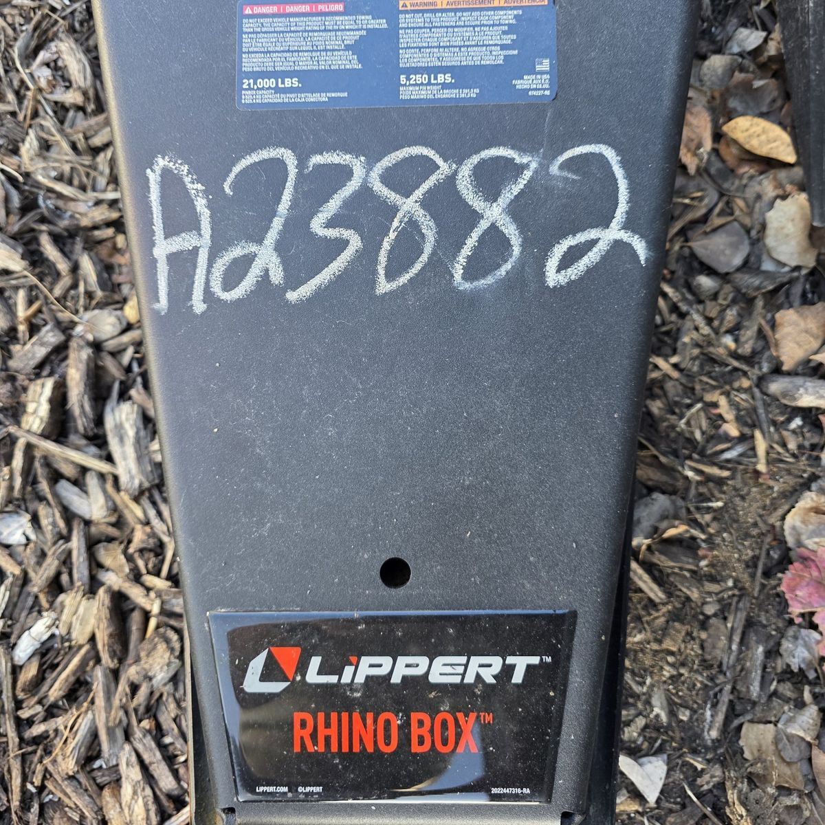 Lippert Rhino Pin Box 21,000lb