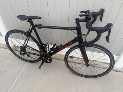 Fuji Roubaix 1.3 Road Bike - Black and Red