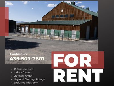 Equestrian Facility Rental - 14 Stalls with Runs, Indoor & Outdoor Arenas