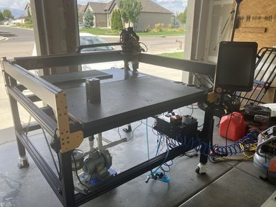 LIKE NEW - MILLRIGHT CNC / LASER + MASSO CONTROL w/ EXTRAS - MADE IN USA - 50" x 50"