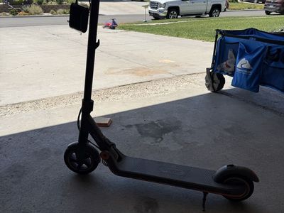 Segway Ninebot E-kick scooter and 3 other parts or repairable scooters