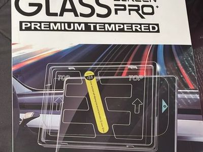 Tempered glass for screen.