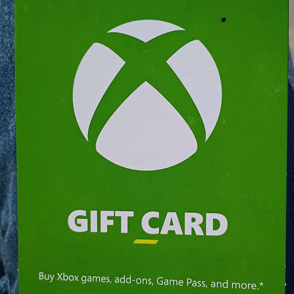 Xbox game card