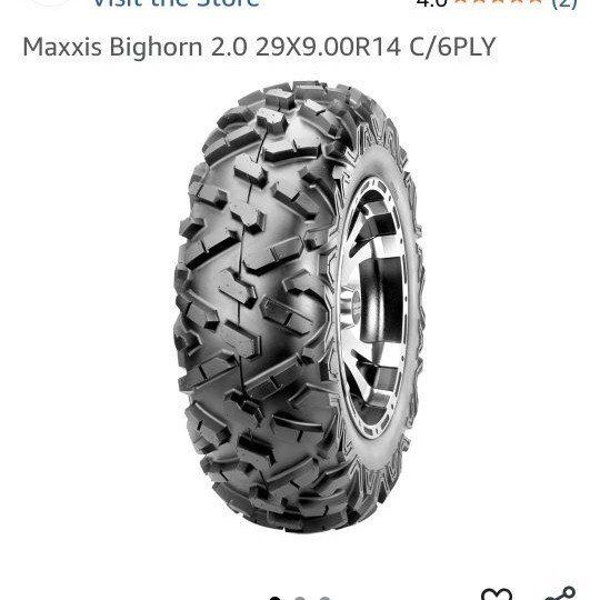 "read me"brand new tire maxxis 29" for utv or sxs