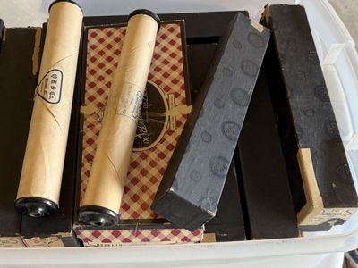 Antique piano rolls