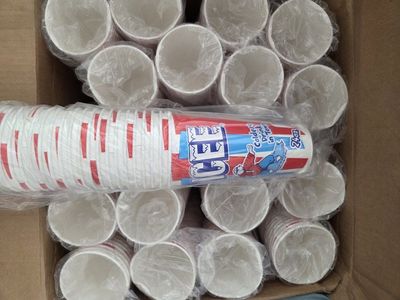 ICEE 24oz Disposable Paper Cups - Red & Blue - Bulk