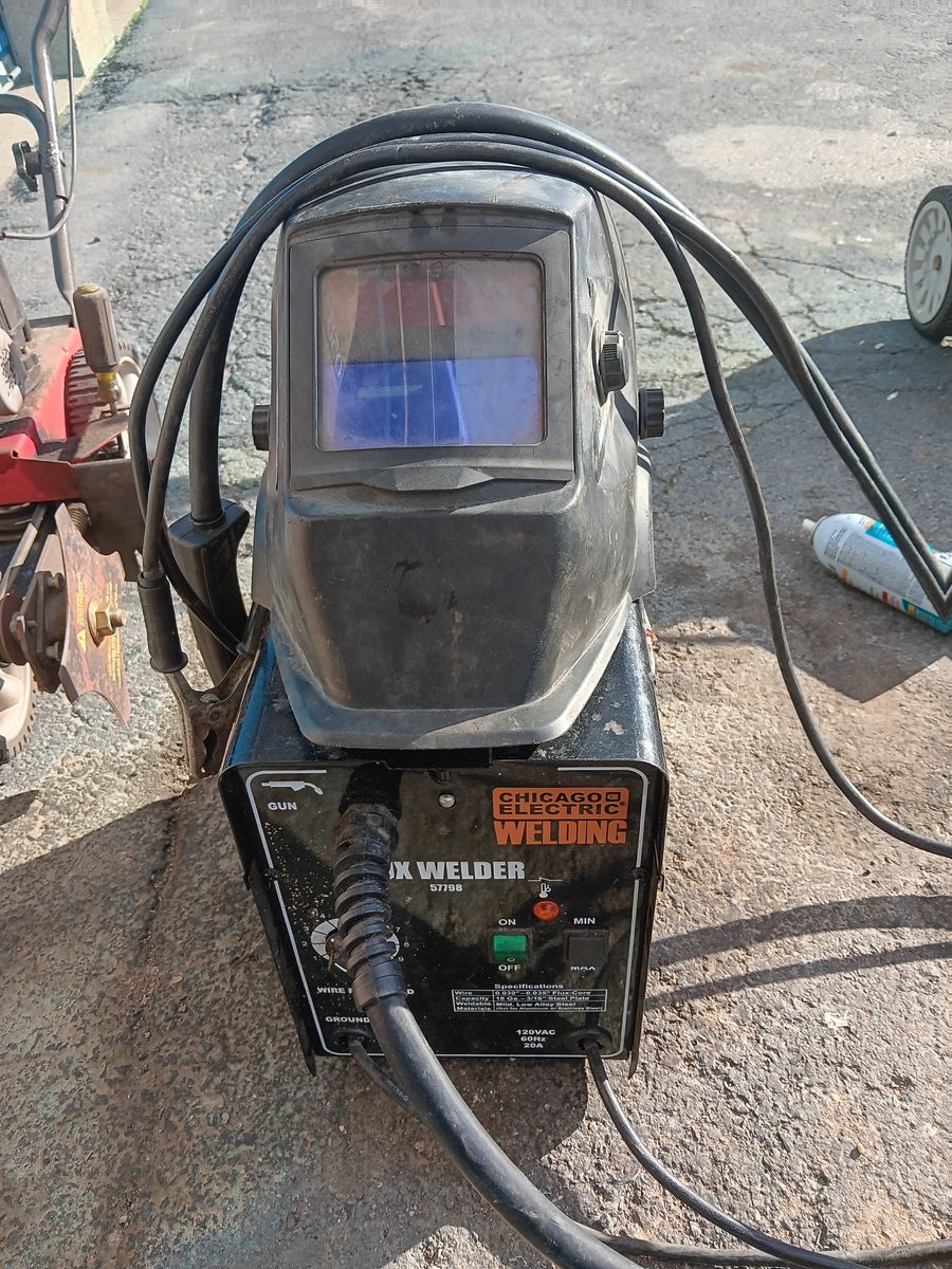 Chicago electric welder and hood