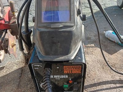 Chicago electric welder and hood