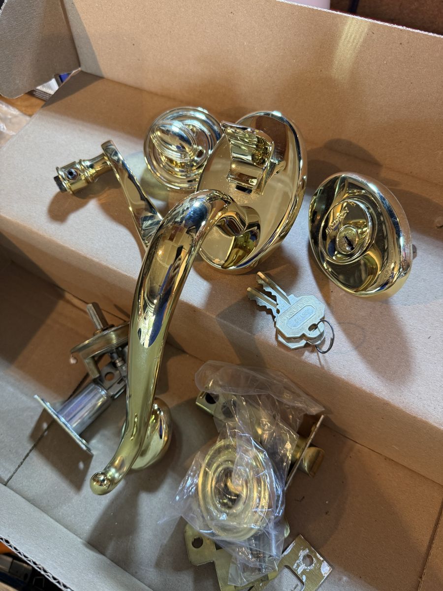 Baldwin Front Door Handle Set