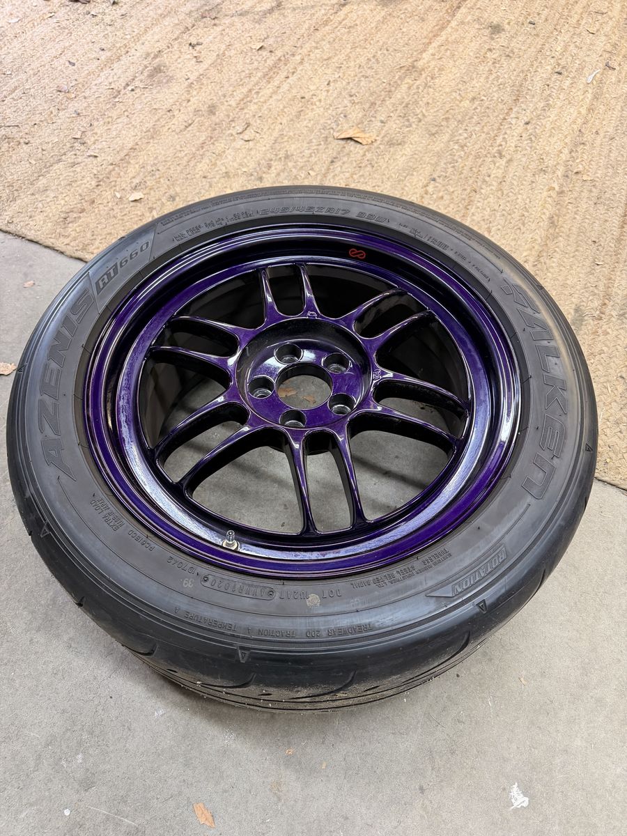 Purple Enkei RPF1 - 17x8  +45 5x100