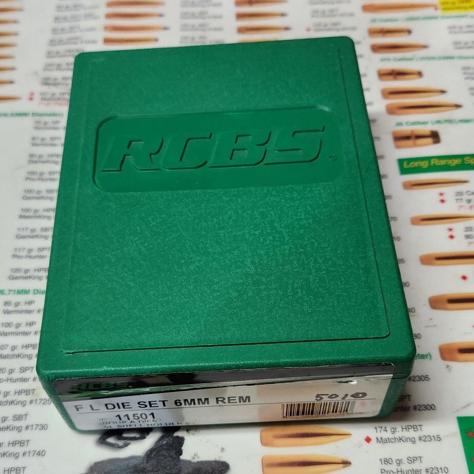 RCBS 6MM Rem Dies