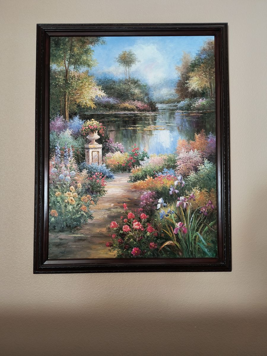 Vintage Oil on Canvas Painting