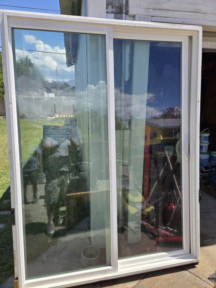 JELD-WEN Right Hand White Sliding Patio Door - Unused, Excellent Condition