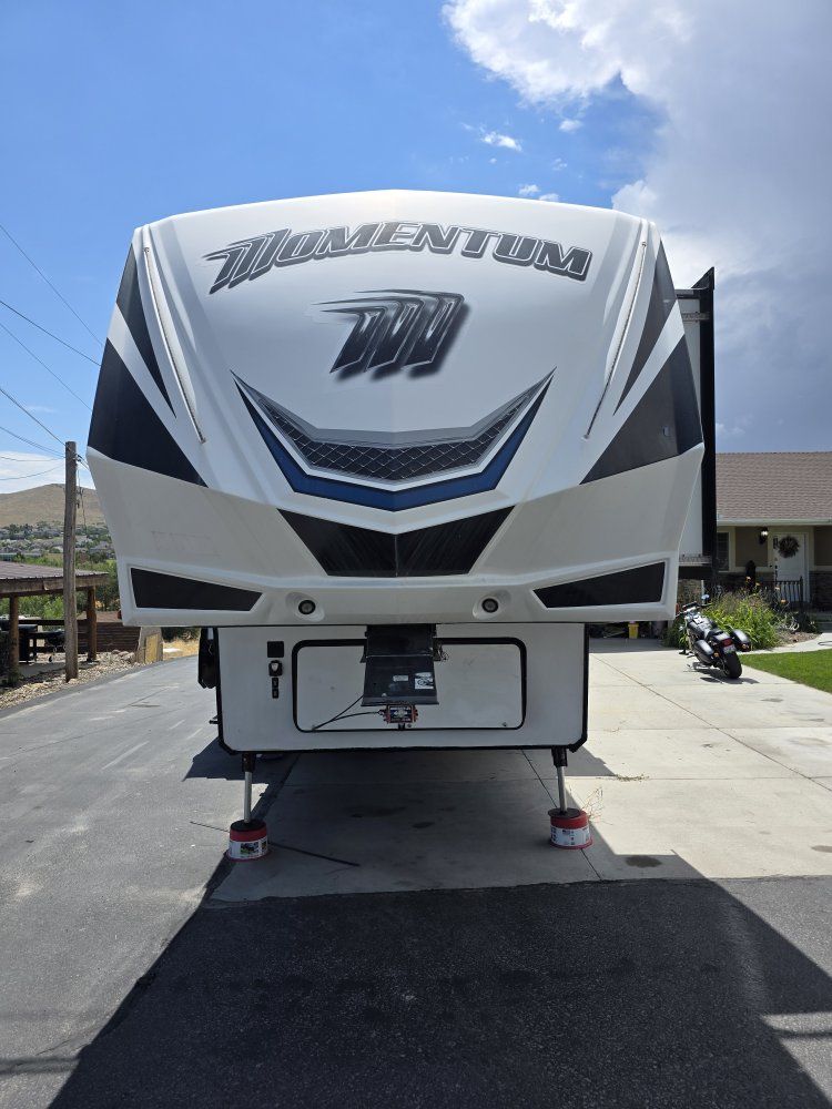 Grand Design Momentum M-Class 388M Fifth Wheel Toy Hauler - Four Seasons Weather-Tek