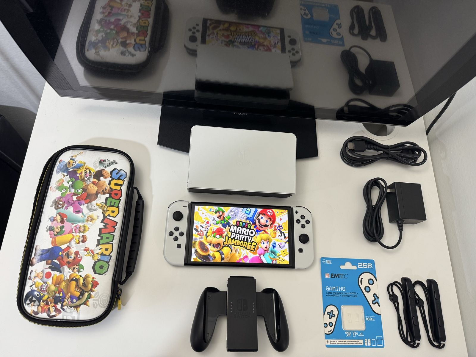 Nintendo Switch Oled Modded 256gb W/ Games